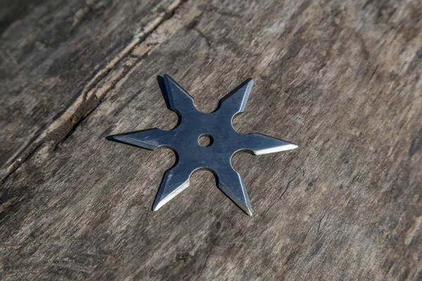 Shuriken (throwing star), traditional japanese ninja cold weapon