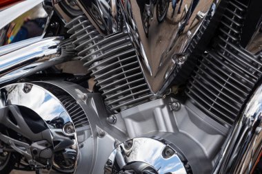 Motosiklet sezonu bahar kapanış sırasında motosiklet.