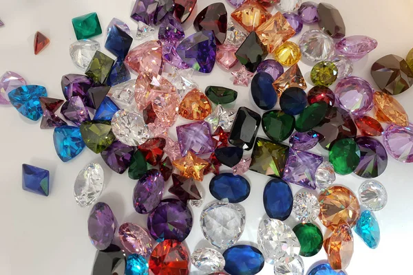 Beautiful background of precious stones for jewelry.