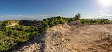 medobory Ukrayna rezerv kum çukuru.