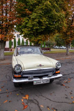 Ukrayna. Khmelnitsky' yi. Pazar, 29 Ocak 2019. Retro a geçit töreni