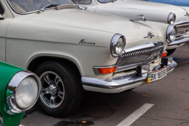 Ukrayna. Khmelnitsky' yi. Pazar, 29 Ocak 2019. Retro a geçit töreni