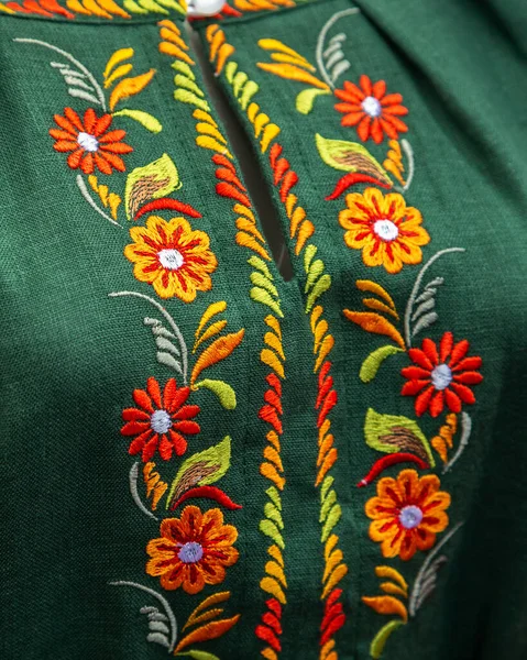 Традиційний Український Одяг Параді Vyshyvanok Національний Орнамент Символ — стокове фото