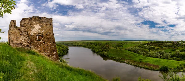 Ruins Old Fortress River — Stock Photo, Image