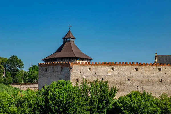 Piękny Zamek Twierdzy Medzhibozh Europa Podróżująca — Zdjęcie stockowe