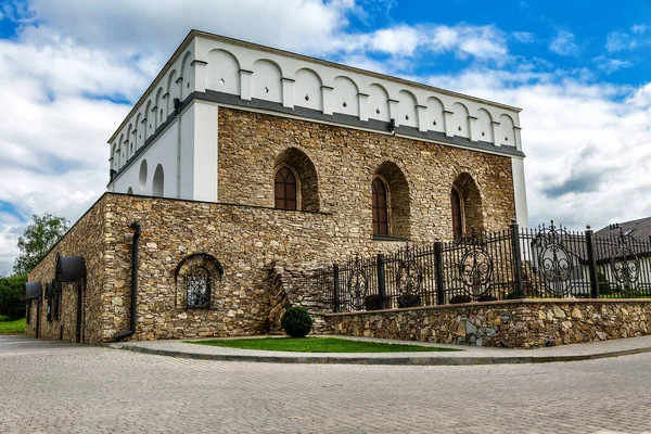 Piękna Synagoga Miejscowości Satanov Ukraina — Zdjęcie stockowe