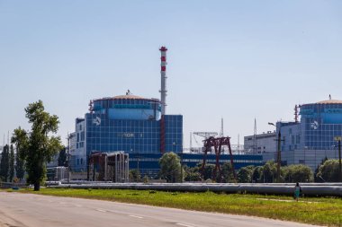 Shepetivka. Ukrayna. 5 Ağustos 2020. Khmelnytsky nükleer güç planı