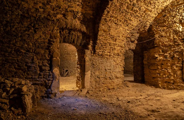 Dungeons under the old fortress in Medzhibozh.