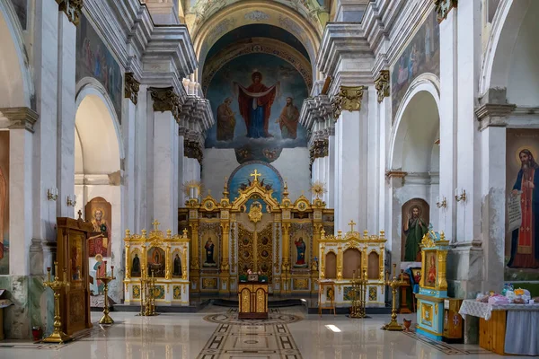 Een Prachtige Mannelijke Kathedraal Van Het Moskouse Patriarchaat Gorodishche — Stockfoto