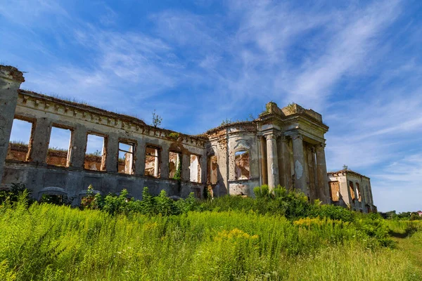 An old abandoned palace house in Izyaslav. Ukraine