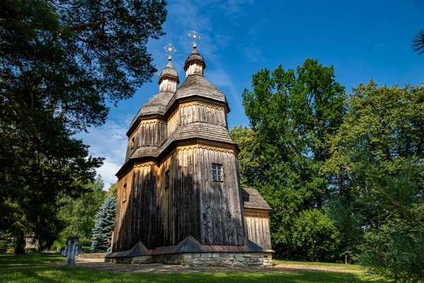 Gereja Kayu Tua Ukraina Travels Ukraine — Stok Foto