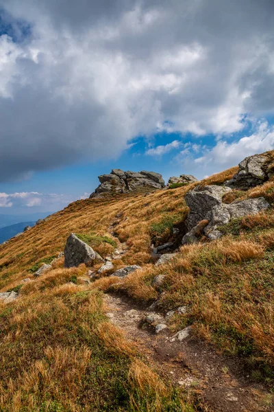 Bellissimo Paesaggio Negli Alti Carpazi Autunno Montagna — Foto Stock