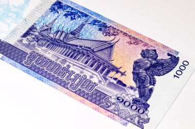 1000 Riels Kamboçya Kraliyet Sarayı taht odası görüntüsü, 