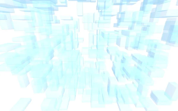 Синьо-білий абстрактний цифровий і технологічний фон. Візерунок з повторюваними прямокутниками — стокове фото