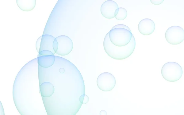 Світлий пастельний кольоровий фон з зеленими бульбашками. Шпалери, текстура з бульбашками . — стокове фото