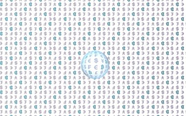 Bitcoin arka plan. Cryptocurrency 3d çizim. Dijital para birimi simgesi. İş kavramı
