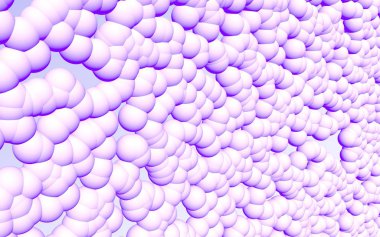 3D render resim pembe top. Soyut duvar kağıdı ve arka plan.