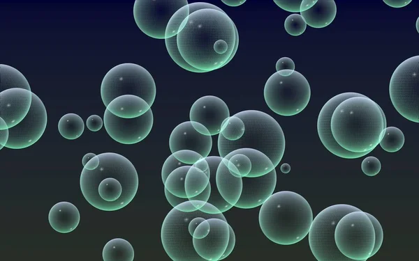 Burbujas de malla verde oscuro. Fondo de pantalla, textura con burbujas . —  Fotos de Stock