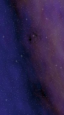 Renkli ve güzel bir arka plan. Uzay boşluğu. Yıldızlı uzay dokusu. 3B illüstrasyon