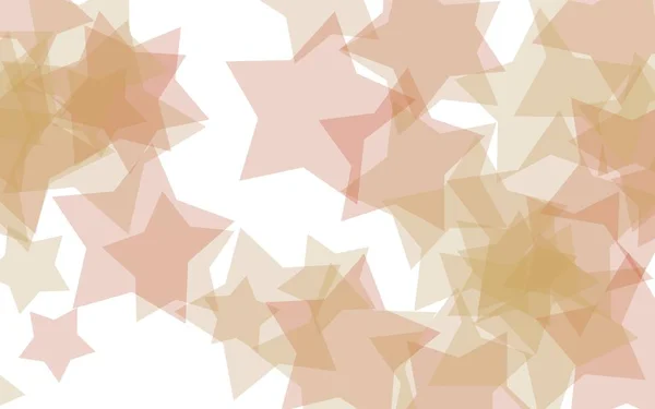 Πολύχρωμα ημιδιαφανές αστέρια σε λευκό φόντο. Κίτρινοι τόνοι. εικονογράφηση 3D — Φωτογραφία Αρχείου