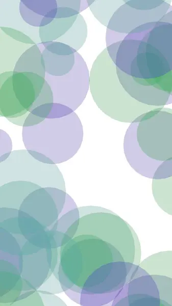 Multicolored translucent circles on a white background. 3D illustration — Stock Photo, Image