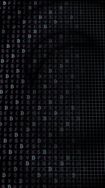 Bitcoin geçmişi. Şifreli para birimi 3 boyutlu illüstrasyon. Dijital para birimi sembolü. İş konsepti. Madencilik, geliştirme, kripto ticareti