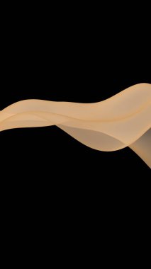 Soyut ışık kırmızı dalga. Koyu arka plan üzerinde parlak açık kırmızı şerit. Soyut kırmızı duman. Açık kırmızı atkı. Raster hava arka planı. 3d illüstrasyon