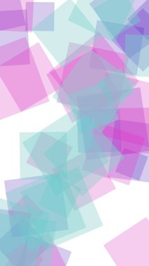 Beyaz arkaplanda çok renkli yarı saydam altıgenler. Dikey görüntü yönlendirmesi. 3B illüstrasyon