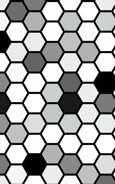 White honeycomb with a gradient color. Isometric geometry. 3D illustration — Stock Photo, Image