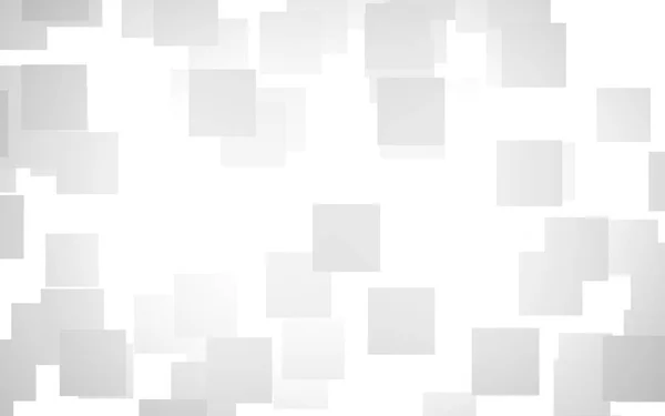 Weißer abstrakter Hintergrund. Nebelige Kulisse mit grauen Quadraten. 3D-Illustration — Stockfoto