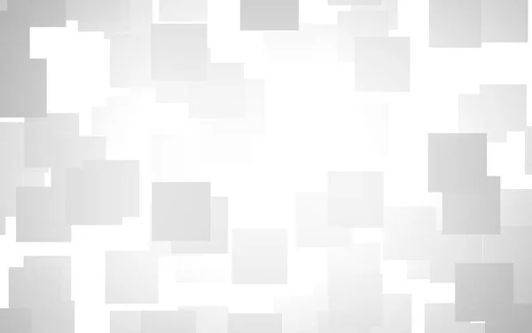 White abstract background. Misty backdrop with grey squares. 3D illustration — Stock Photo, Image