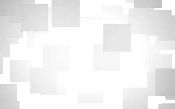 White abstract background. Misty backdrop with grey squares. 3D illustration — Stock Photo, Image
