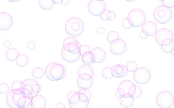 Pink colored background with purple bubbles. Wallpaper, texture purple balloons. 3D illustration