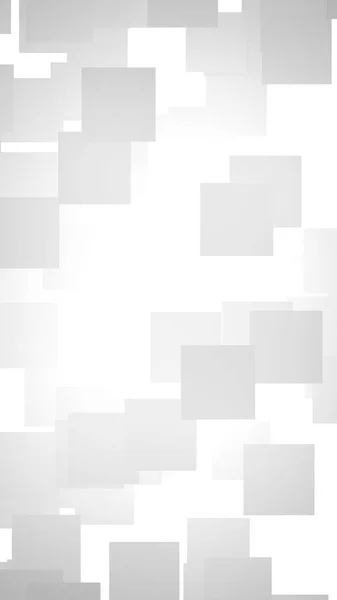 Sfondo astratto bianco. Sfondo nebbioso con quadrati grigi. Illustrazione 3D — Foto Stock