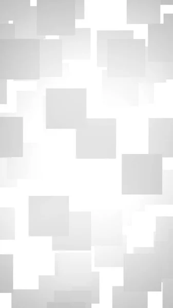 Білий абстрактний фон. Помилковий фон з сірими квадратами. 3D ілюстрація — стокове фото