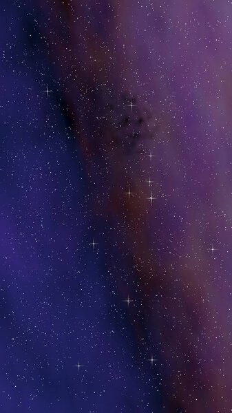 Colorful and beautiful space background. Outer space. Starry outer space texture. 3D illustration
