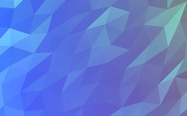 Abstract triangle geometrical blue background. Geometric origami style with gradient. 3D illustration