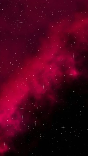 Colorful and beautiful space background. Outer space. Starry outer space texture. Templates, red background Design of websites, mobile devices and applications. 3D illustration — Stock Photo, Image
