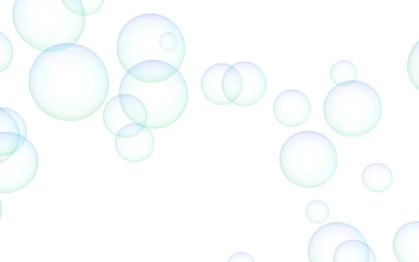 Fundo de cor azul claro com bolhas roxas. Papel de parede, textura balões roxos. Ilustração 3D — Fotografia de Stock