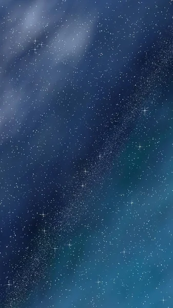 Färgglad och vacker rymd bakgrund. Yttre rymden. Stjärnhimmel yttre rymden konsistens. Mallar, blå bakgrund. Design av webbplatser, mobila enheter och applikationer. 3D-illustration — Stockfoto