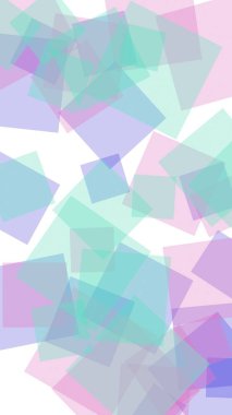 Beyaz arkaplanda çok renkli yarı saydam altıgenler. Dikey görüntü yönlendirmesi. 3B illüstrasyon