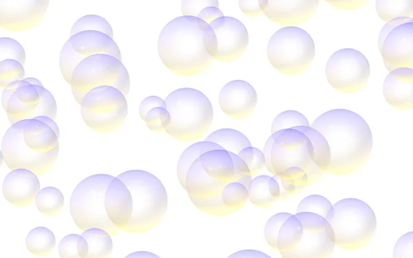 Warna latar belakang cahaya pastel dengan gelembung ungu. Wallpaper, tekstur balon ungu. Ilustrasi 3D — Stok Foto