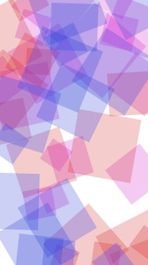 Beyaz arkaplanda çok renkli yarı saydam altıgenler. Dikey görüntü yönlendirmesi. 3B illüstrasyon