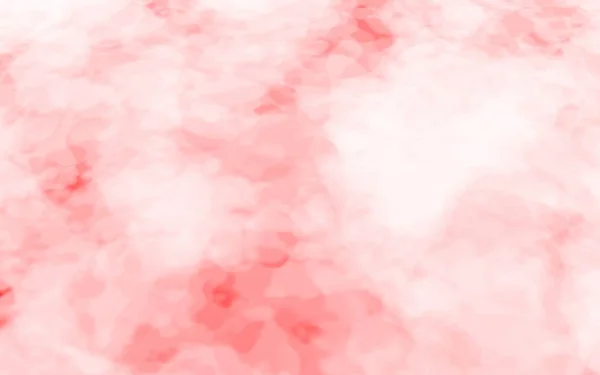 Background of abstract white color smoke isolated on red color background. The wall of white fog. 3D illustration