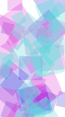 Beyaz arkaplanda çok renkli yarı saydam altıgenler. Dikey görüntü yönlendirmesi. 3B illüstrasyon