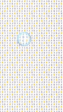 Bitcoin ve para birimi beyaz bir arka plan üzerinde. Dijital kripto sembolü. Döviz balonu, dalga etkisi, piyasa dalgalanmaları. İş konsepti. 3d illüstrasyon