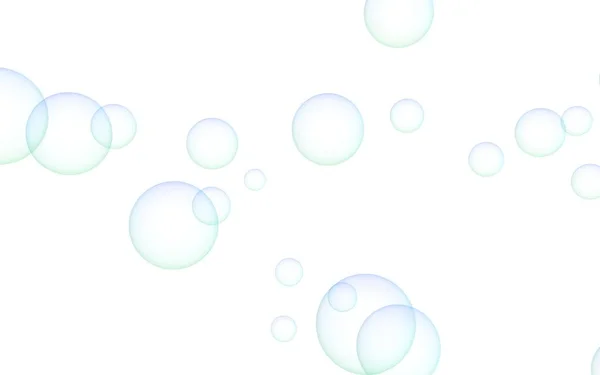 Licht blauwe gekleurde achtergrond met paarse bubbels. Behang, textuur paarse ballonnen. 3D-illustratie — Stockfoto