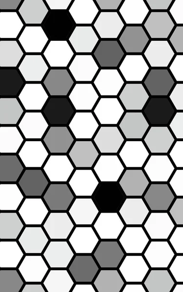 Peine de abeja blanco con un color degradado. Geometría isométrica. Ilustración 3D — Foto de Stock