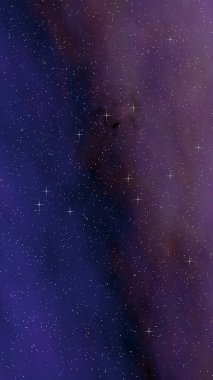 Renkli ve güzel bir arka plan. Uzay boşluğu. Yıldızlı uzay dokusu. 3B illüstrasyon