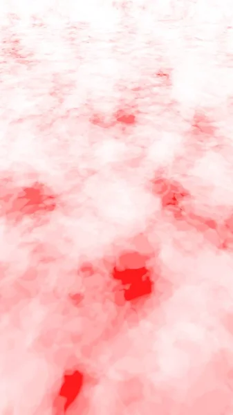 Fundo de fumaça cor branca abstrata isolado no fundo cor vermelha. A parede do nevoeiro branco. Ilustração 3D — Fotografia de Stock